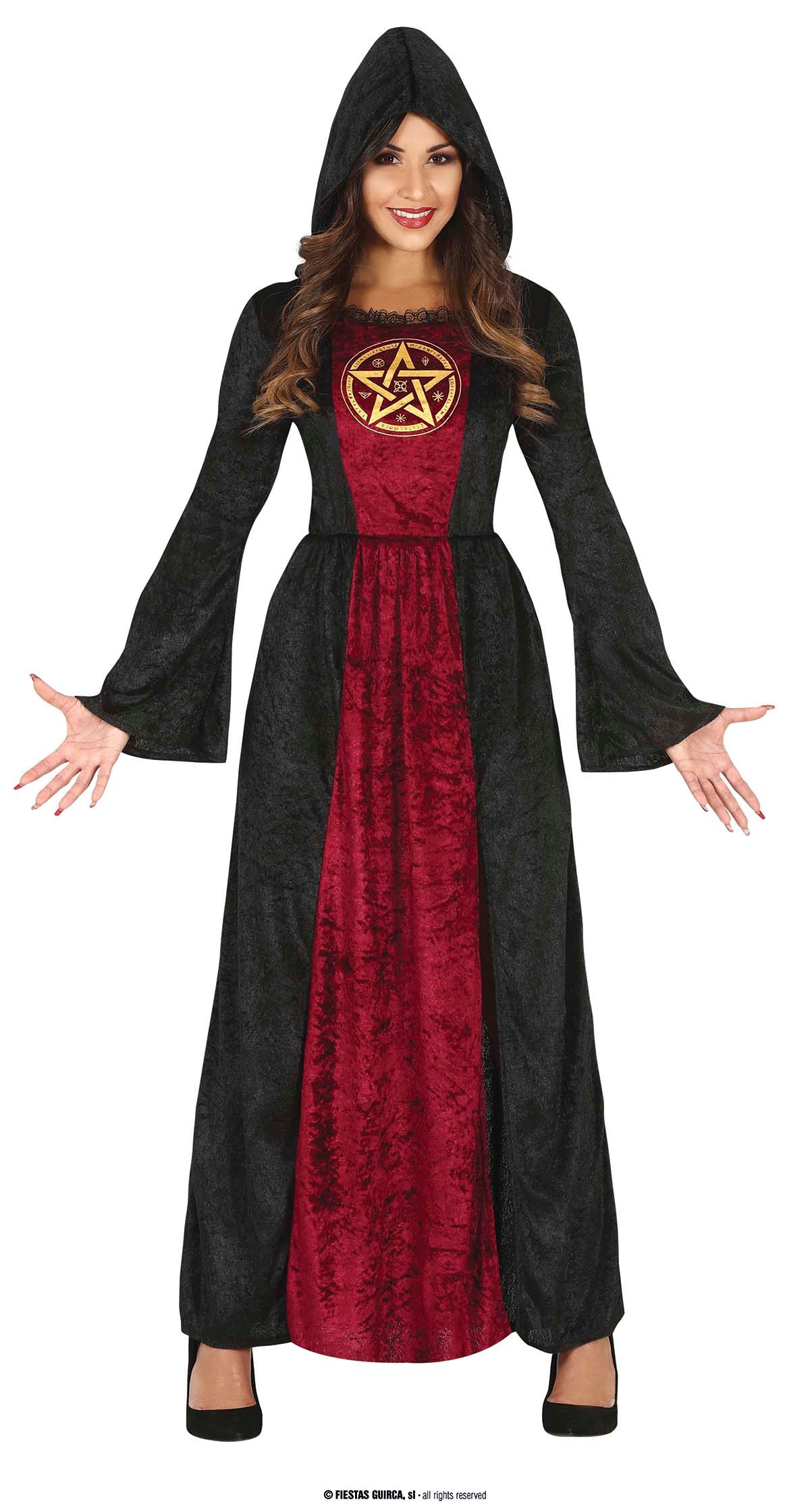 Disfraz de bruja sacerdotista halloween Talla L