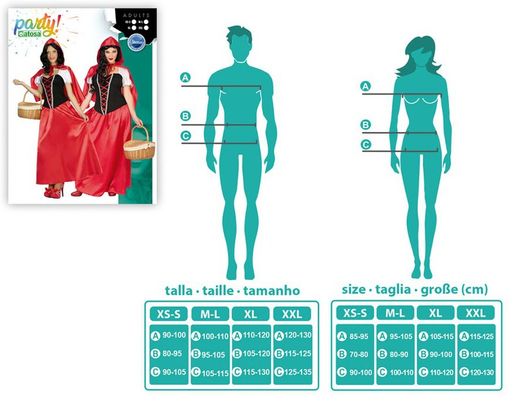 Rotkäppchen Kostüm