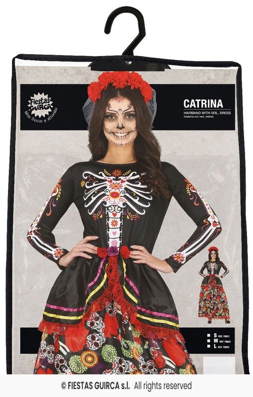 Disfraz de catrina adulta