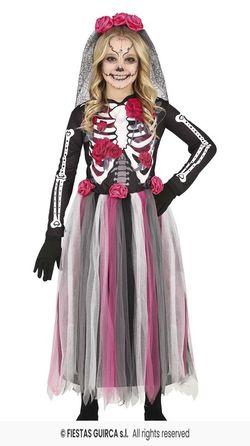 Disfraz infantil de catrina