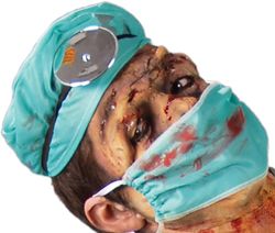Disfraz de cirujano zombi