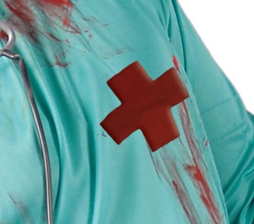 Disfraz de cirujano zombi