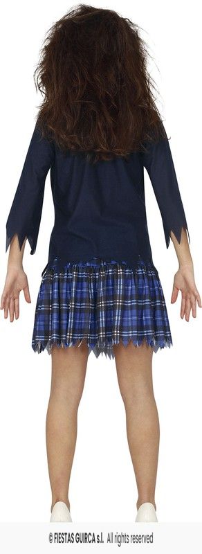 Disfraz adulto de colegiala zombie