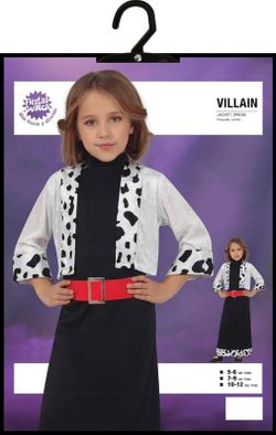 Disfraz infantil de cruela de vil