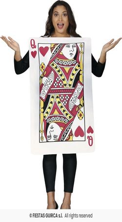 Disfraz Dama de cartas
