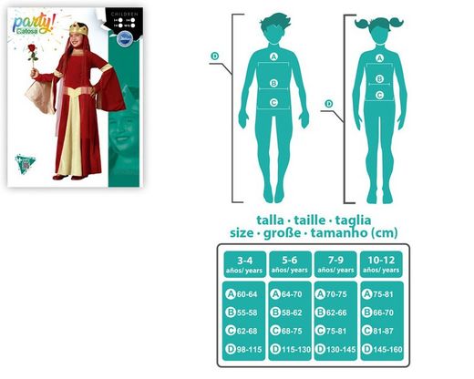 Medieval lady costume