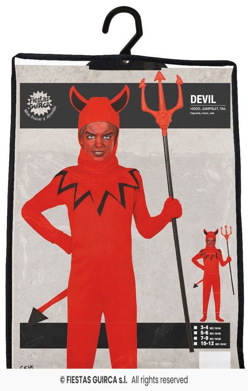 Disfraz de demonio infantil