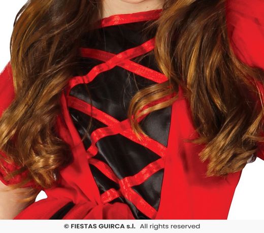 Disfraz infantil de diablesa demonio