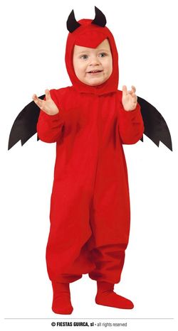 Disfraz infantil de diablillo bebé