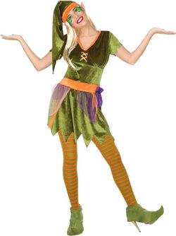 Disfraz de Duende-Elfo  Mujer