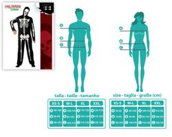 Disfraz adulto esqueleto