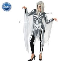 Disfraz de esqueleto mujer