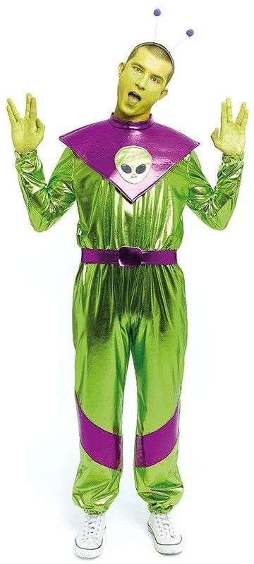 Disfraz de Extraterrestre-alien galactico hombre