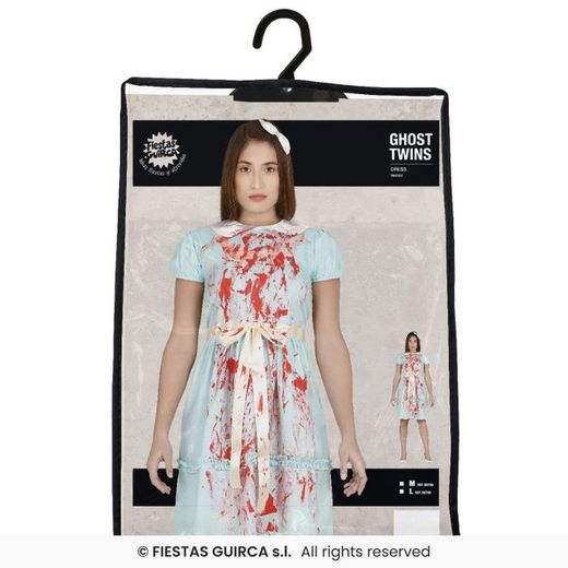 Disfraz adulto de gemela del respaldor