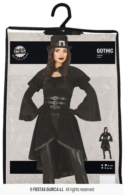 Disfraz adulto de gótica