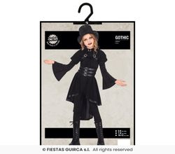 Disfraz infantil de gótica