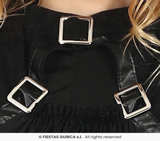 Disfraz infantil de gótica