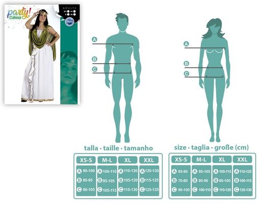 Disfraz de Griega-Romana adulta