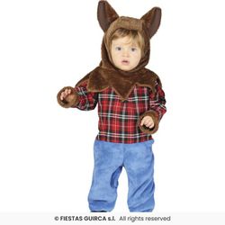 Disfraz infantil de hombre lobo bebé