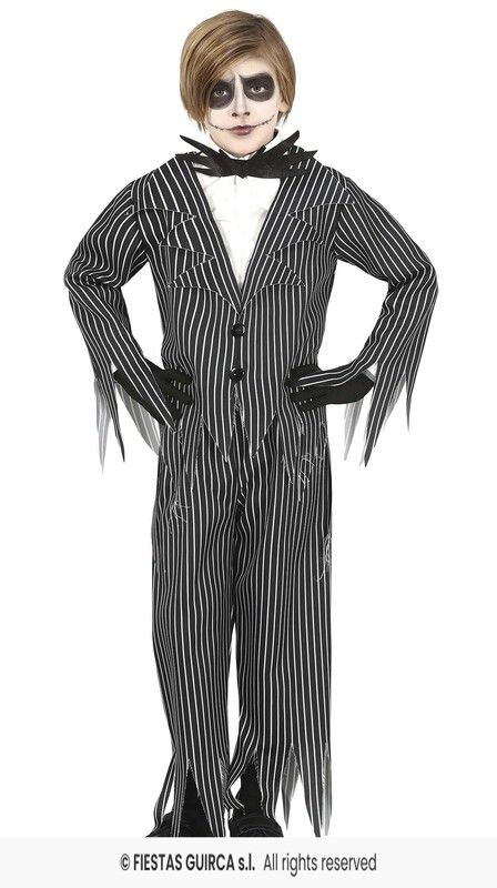 Disfraz infantil de jack pesadilla en navidad