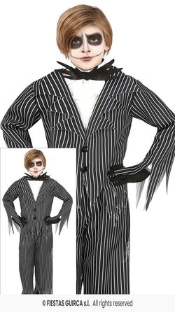 Disfraz infantil de jack pesadilla en navidad