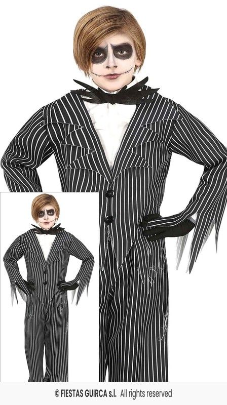 Disfraz infantil de jack pesadilla en navidad