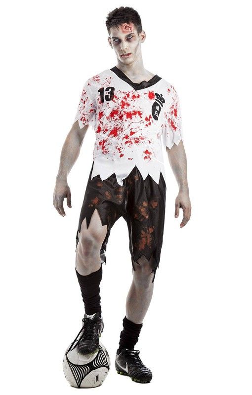 Zombie soccer player costume