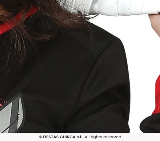 Disfraz adulto de jugadora de hokey zombie
