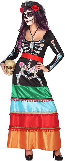 Disfraz de catrina mejicana dia de los muertos