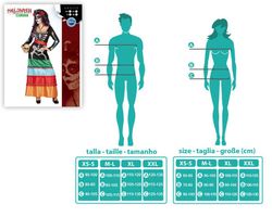 Disfraz de catrina mejicana dia de los muertos