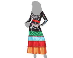 Disfraz de catrina mejicana dia de los muertos