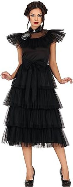 Disfraz de Miercoles Adams fiesta mujer