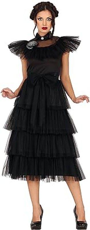 Disfraz de Miercoles Adams fiesta mujer