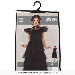 Disfraz de Miercoles Adams fiesta mujer