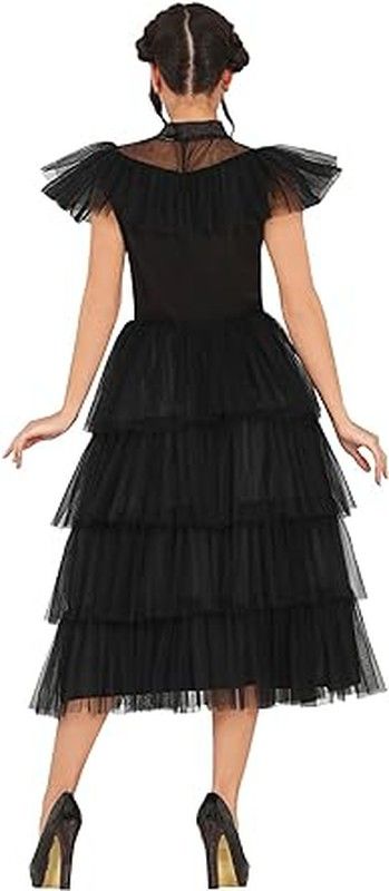 Disfraz de Miercoles Adams fiesta mujer