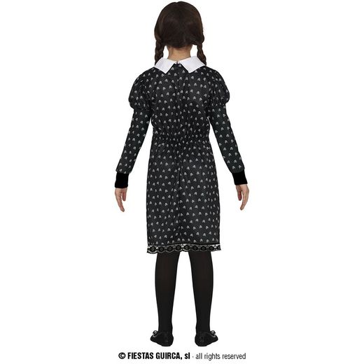 Disfraz de miercoles addams infantil