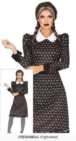 Disfraz de Miércoles Addams mujer