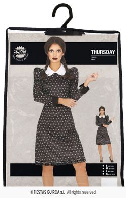 Disfraz de Miércoles Addams mujer