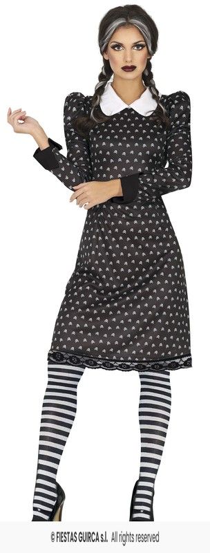 Disfraz de Miércoles Addams mujer