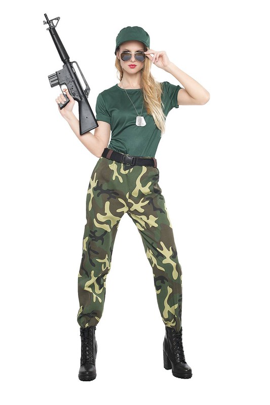 Disfraz de militar mujer — Cualquier Disfraz