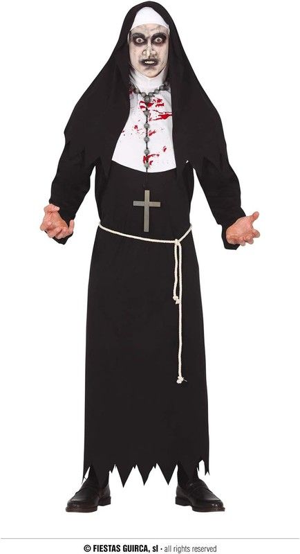 Disfraz monja asesina adulto