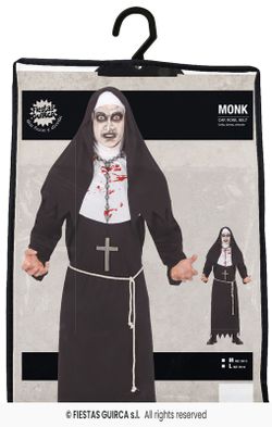 Disfraz monja asesina adulto
