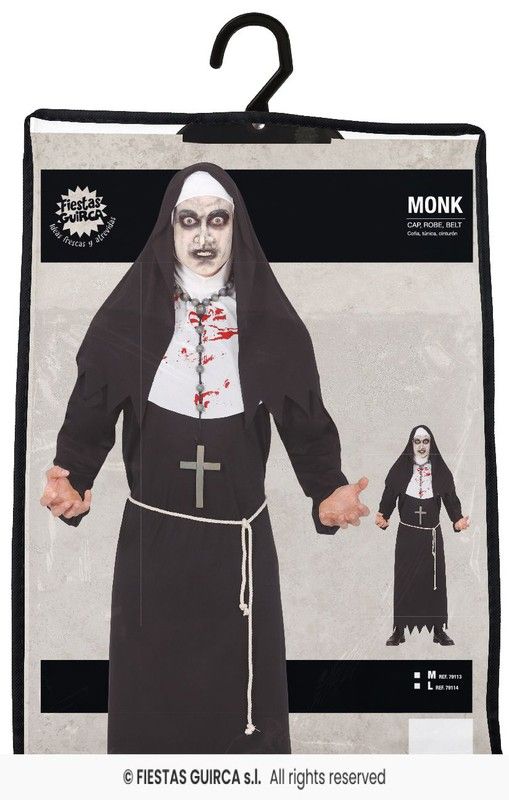 Disfraz monja asesina adulto