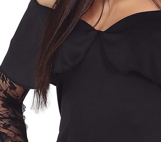 Disfraz de morticia adulta