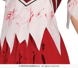 Disfraz de zombie cheerleader animadora mujer