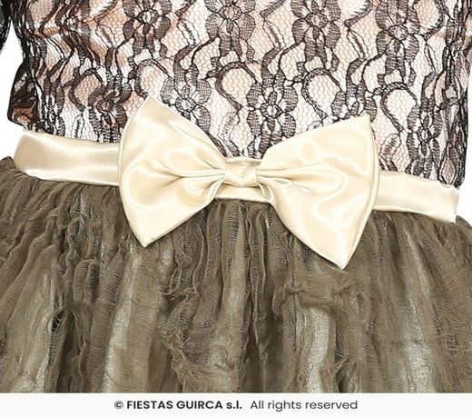 Disfraz infantil de novia cadaver