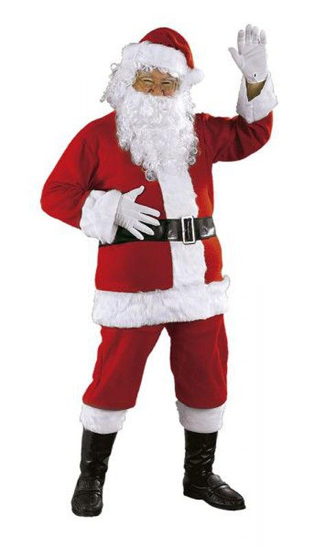 Disfraz de papa noel deluxe rubie´s