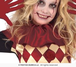 Disfraz infantil de payasa diabolica