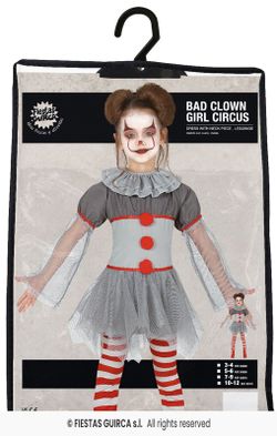 Disfraz de payasa it infantil