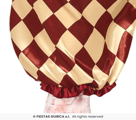 Disfraz adulto de payaso diabólico